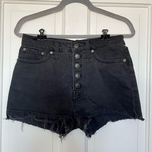 Madewell denim cut off shorts